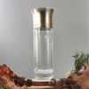 Custom Logo Printed Frost Surface Glass Bottle with Thick Base Round Shape and Pump Sprayer Seal for Packaging