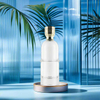 Luxury 200ml Round Glass Bottle with Pump Sprayer and Glass Dropper for Personal Care Screen Printed Serum Packaging for Cars
