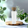 100ml Customizable Square Crystal Luxury Perfume Bottle with Pump Sprayer and Dropper Empty for Custom Packaging