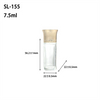 7.5ml Luxury Empty Glass Perfume Fancy Attar Oil Bottle Roll on Fancy Crystal Attar Perfume Bottles With Gold Aluminium Sprayer