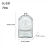 75ml Pump Sprayer Perfume Bottle Customize Luxury Perfume Design Cologue Bottle